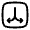 Branching Paths Down Icon from Solar Linear Set
