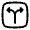 Branching Paths Up Icon from Solar Linear Set