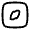 Compass Square Icon from Solar Linear Set