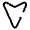 Map Arrow Down Icon from Solar Broken Set