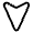 Map Arrow Down Icon from Solar Linear Set