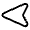 Map Arrow Left Icon from Solar Linear Set