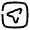 Map Arrow Square Icon from Solar Broken Set