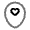 Map Point Favourite Icon from Solar Line Duotone Set