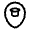 Map Point School Icon from Solar Linear Set