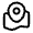 Point On Map Icon from Solar Linear Set