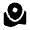 Point On Map Icon from Solar Bold Set