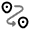 Routing 5 Icon from Solar Line Duotone Set