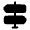 Signpost Icon from Solar Bold Set