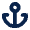Anchor Fill Icon from Mingcute Fill Set