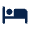Bed Fill Icon from Mingcute Fill Set