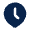 Clock 2 Fill Icon from Mingcute Fill Set