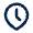 Clock 2 Line Icon from Mingcute Line Set