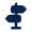 Directions Fill Icon from Mingcute Fill Set