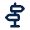 Directions Line Icon from Mingcute Line Set