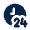 Hours Fill Icon from Mingcute Fill Set