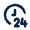 Hours Line Icon from Mingcute Line Set