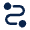 Route Fill Icon from Mingcute Fill Set