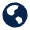 World 2 Fill Icon from Mingcute Fill Set