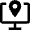 Maps Location Pin Monitor Icon from Nova Line Set
