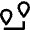 Maps Pin Distance Icon from Nova Line Set