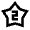 2 Star Icon from Sharp Line - Material Pro Free Set
