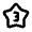 3 Star Icon from Rounded Line - Material Pro Set