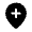 Add Location Fill Icon from Rounded Fill - Material Symbols Set