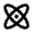 Atom Icon from Outlined Line - Material Pro Set