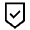 Beenhere Icon from Sharp Line - Material Symbols Set