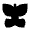 Butterfly Fill Icon from Outlined Fill - Material Pro Set