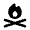 Campfire Fill Icon from Rounded Fill - Material Pro Set