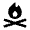 Campfire Fill Icon from Outlined Fill - Material Pro Set