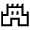 Castle Icon from Sharp Line - Material Symbols Set