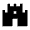 Castle Fill Icon from Outlined Fill - Material Pro Set