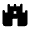 Castle Fill Icon from Rounded Fill - Material Pro Set