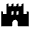 Castle Fill Icon from Outlined Fill - Material Symbols Set