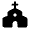Church Fill Icon from Rounded Fill - Material Symbols Set
