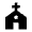 Church Fill Icon from Outlined Fill - Material Pro Set