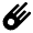 Comet Fill Icon from Rounded Fill - Material Pro Set