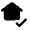 Confirm Home Fill Icon from Rounded Fill - Material Pro Set