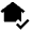 Confirm Home Fill Icon from Outlined Fill - Material Pro Set