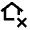 Delete Home Icon from Outlined Line - Material Pro Set