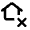 Delete Home Icon from Rounded Line - Material Pro Set