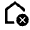 Delete Home Icon from Outlined Line - Material Pro Set