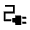 Electrical Services Icon from Sharp Line - Material Symbols Set