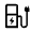 Ev Station Icon from Rounded Line - Material Symbols Set