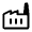Factory Icon from Rounded Line - Material Symbols Set