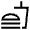 Fastfood Icon from Sharp Line - Material Symbols Set