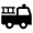 Fire Truck Fill Icon from Outlined Fill - Material Symbols Set